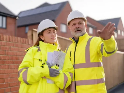 Planificación de obras residenciales en construcción