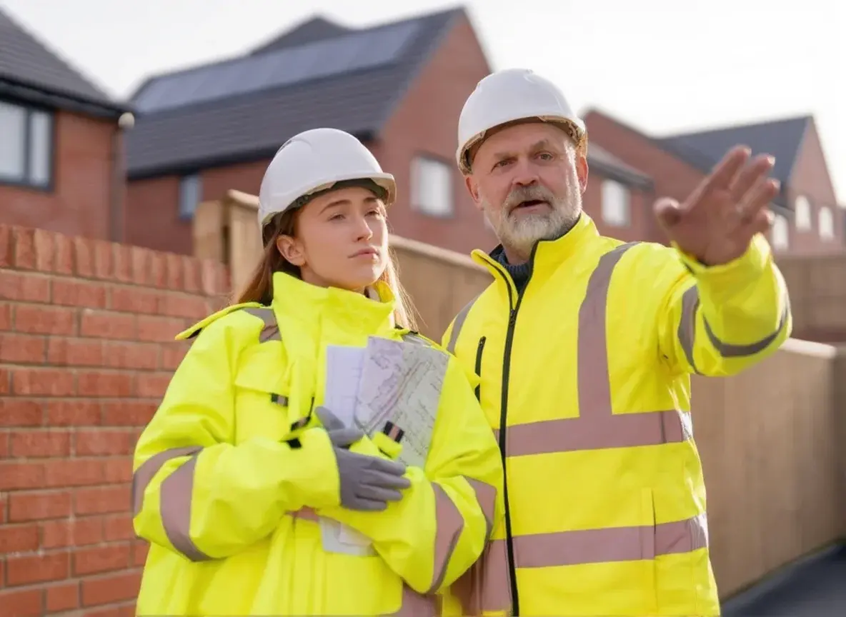 Planificación de obras residenciales en construcción